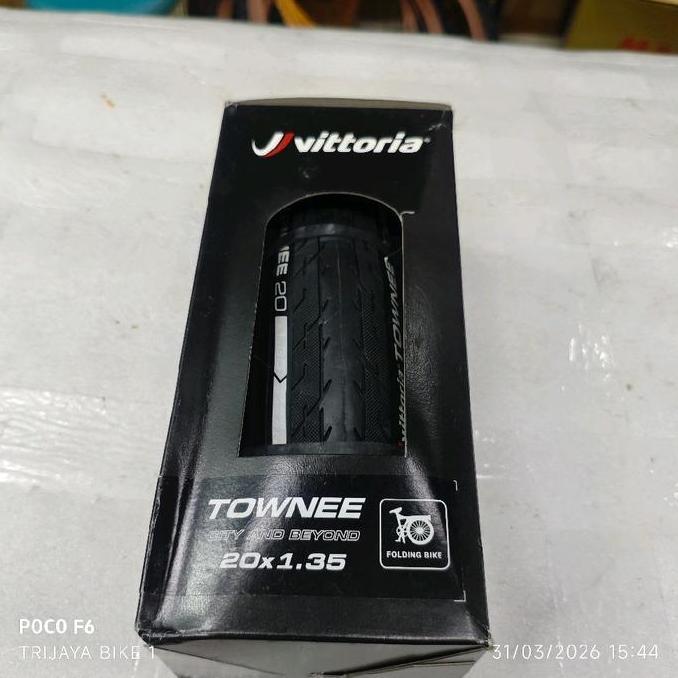 Vittoria Townee 35-406 20 X 1.35 Black Nylon Kevlar - Ban Luar Folding 20 X 135 Vittoria Townee City