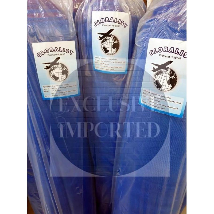 Jaring Pengaman Polynet Net Safety Proyek Polinet Biru 3 Meter 3m 100m