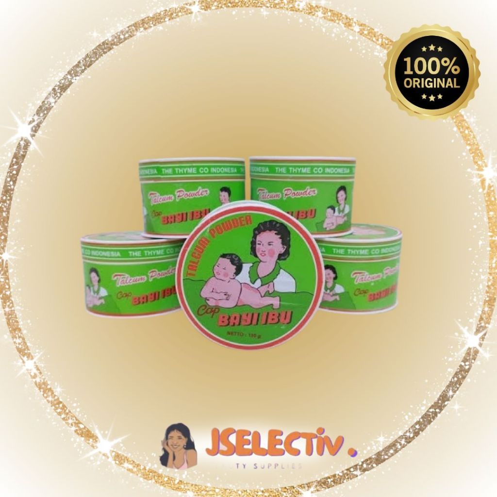 BEDAK CAP BAYI IBU - Mencegah dan Mengobati Ruam Popok // JSELECTIV X JHON KOSMETIK // Bedak BAYI IB