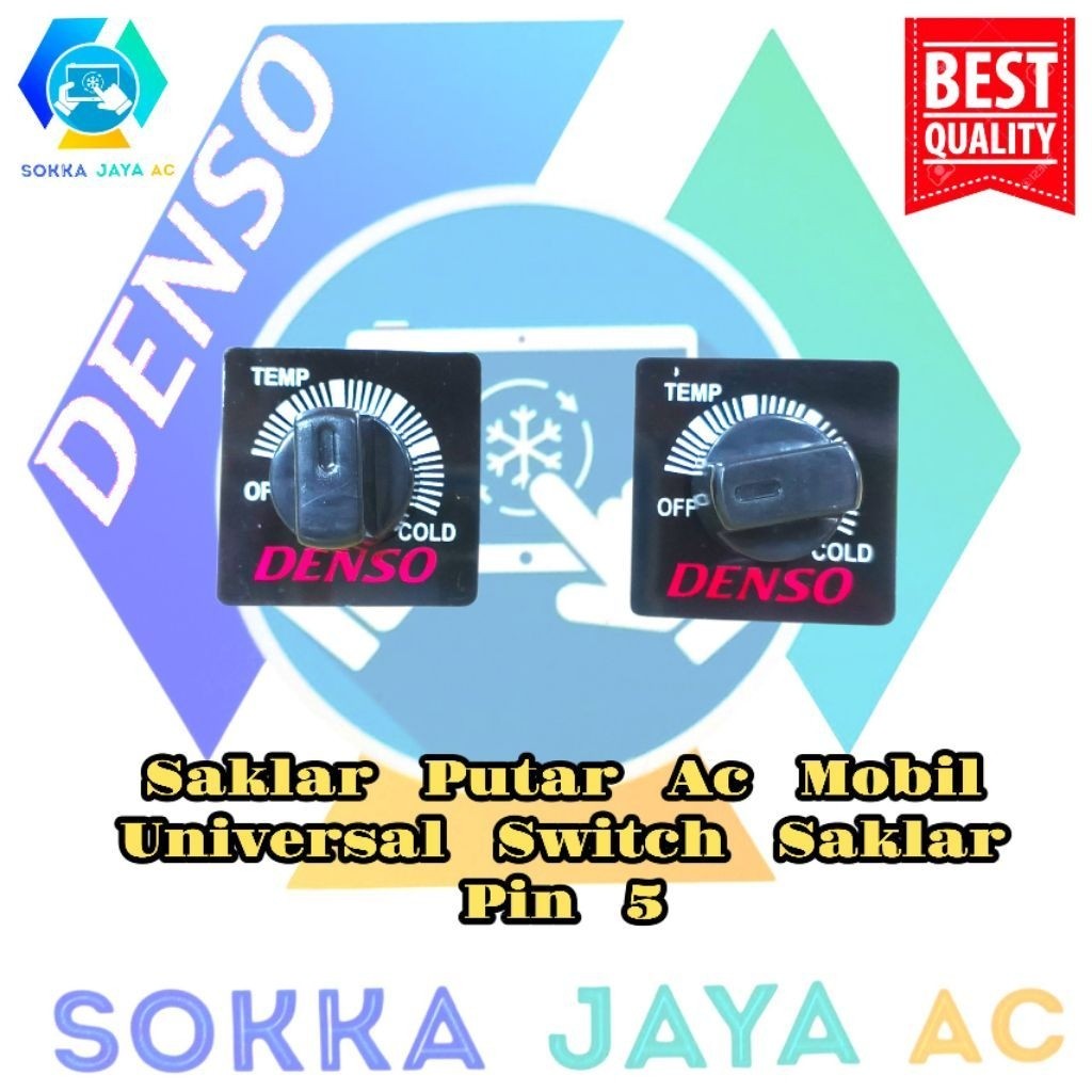 Saklar Putar AC Mobil Universal Switch Saklar Pin 5