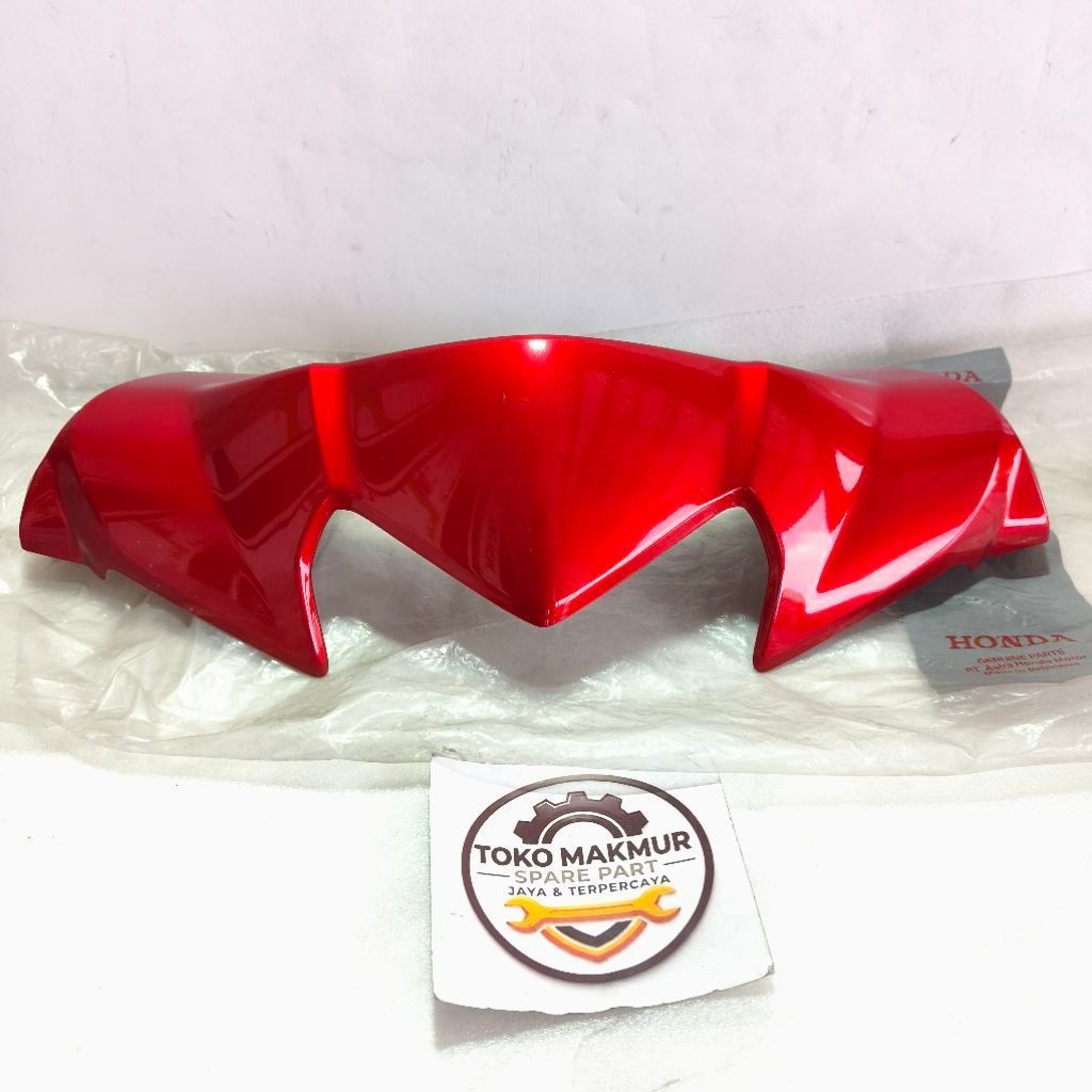 53203 KWW A00CSR COVER BATOK KEPALA HONDA REVO 110 MERAH ORIGINAL HONDA GENUINE PART (AHM) 53203KWWA