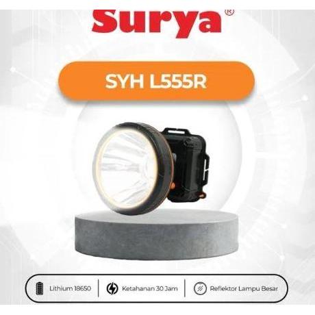 987ABASYI - HEADLAMP / SENTER KEPALA SURYA SYH L555R 55 WATT WATERPROOF