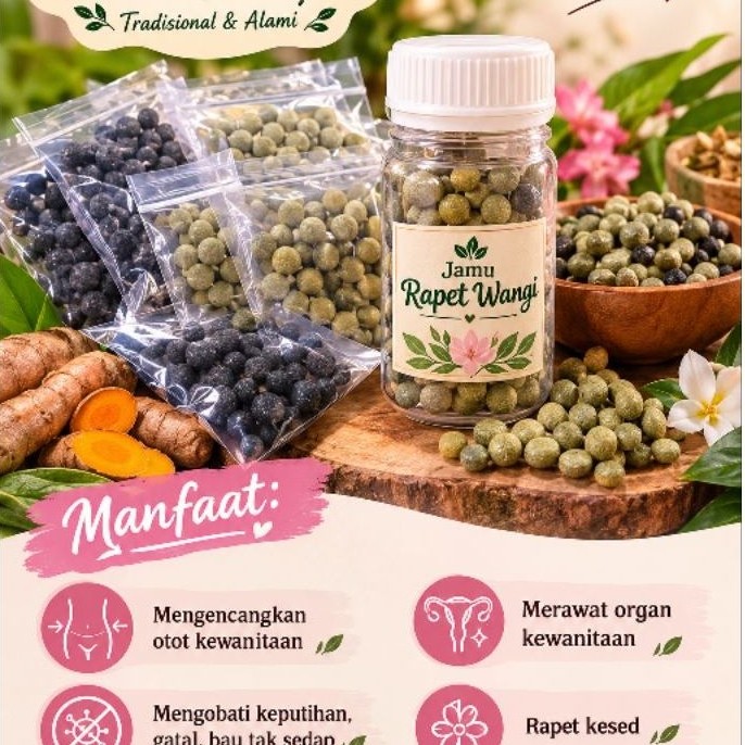 Jamu rapet wangi sered rapet legid