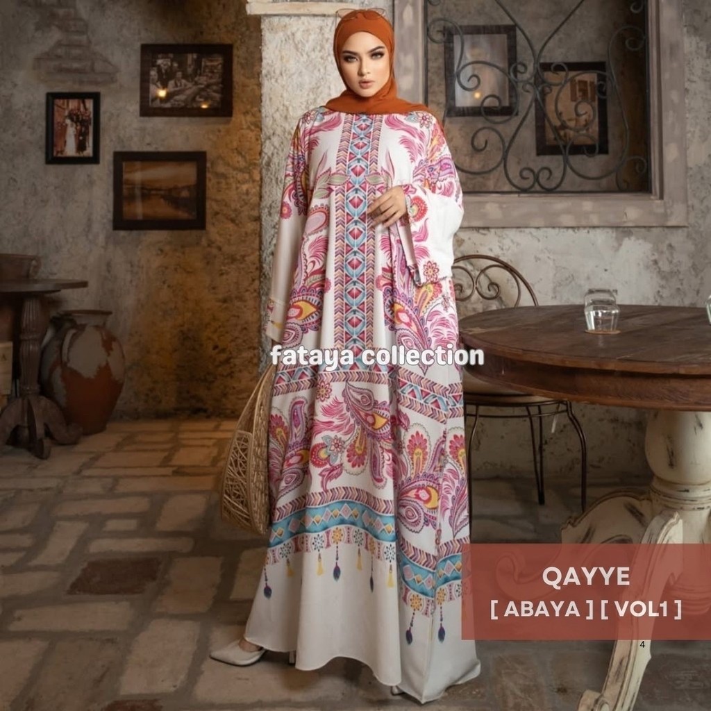 (PRELOVED) Fataya QAYYE Abaya Arabian Crepe Ethnics