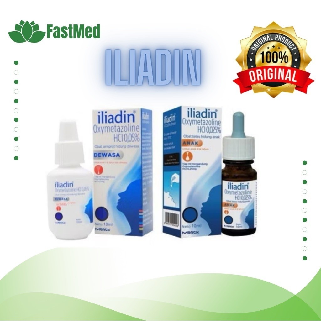 ILIADIN Semprot Hidung untuk Membantu Melegakan Hidung Tersumbat