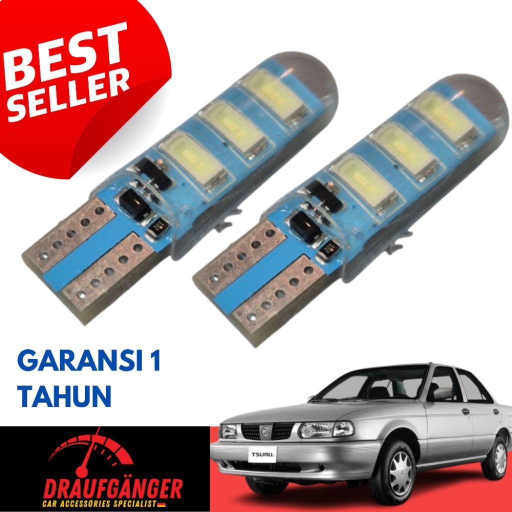 LED Lampu Senja Nissan Sentra Isi 2pcs Socket T10 21Watt 12v Blue Ice Garansi 1 Tahun PnP Nissan Sen