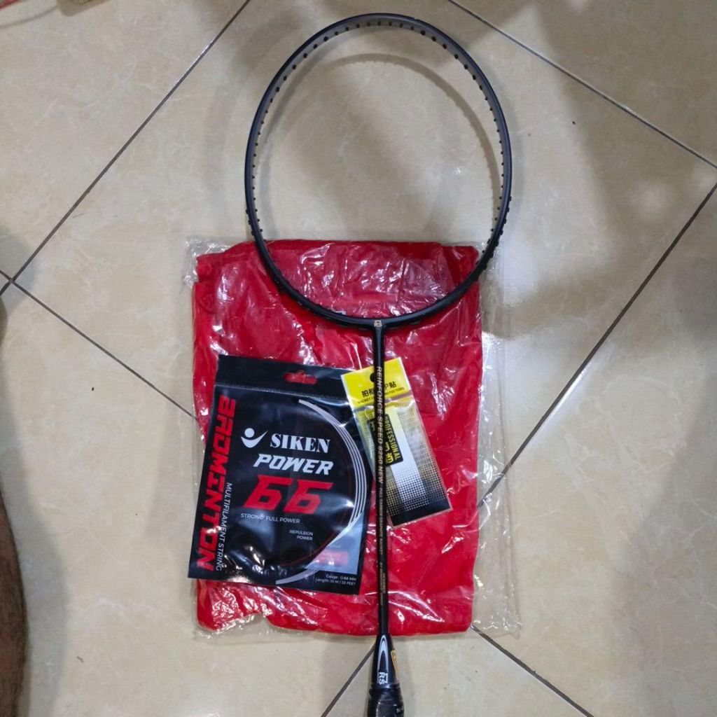 Raket Badminton Reinforce Speed 8250 new ga pasang