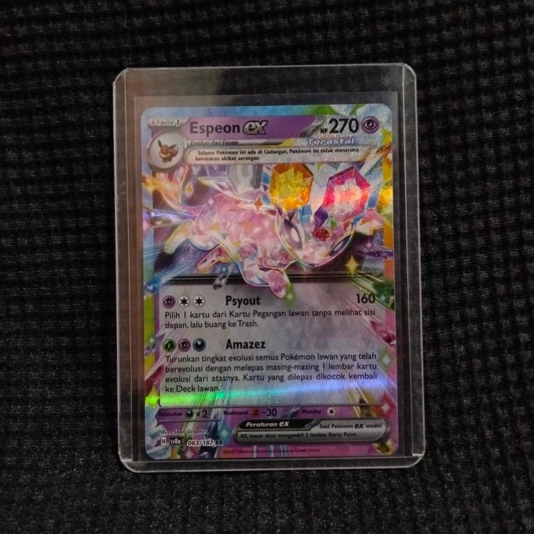 Espeon EX RR || Festival Terastal Ex || TCG POKEMON INDONESIA