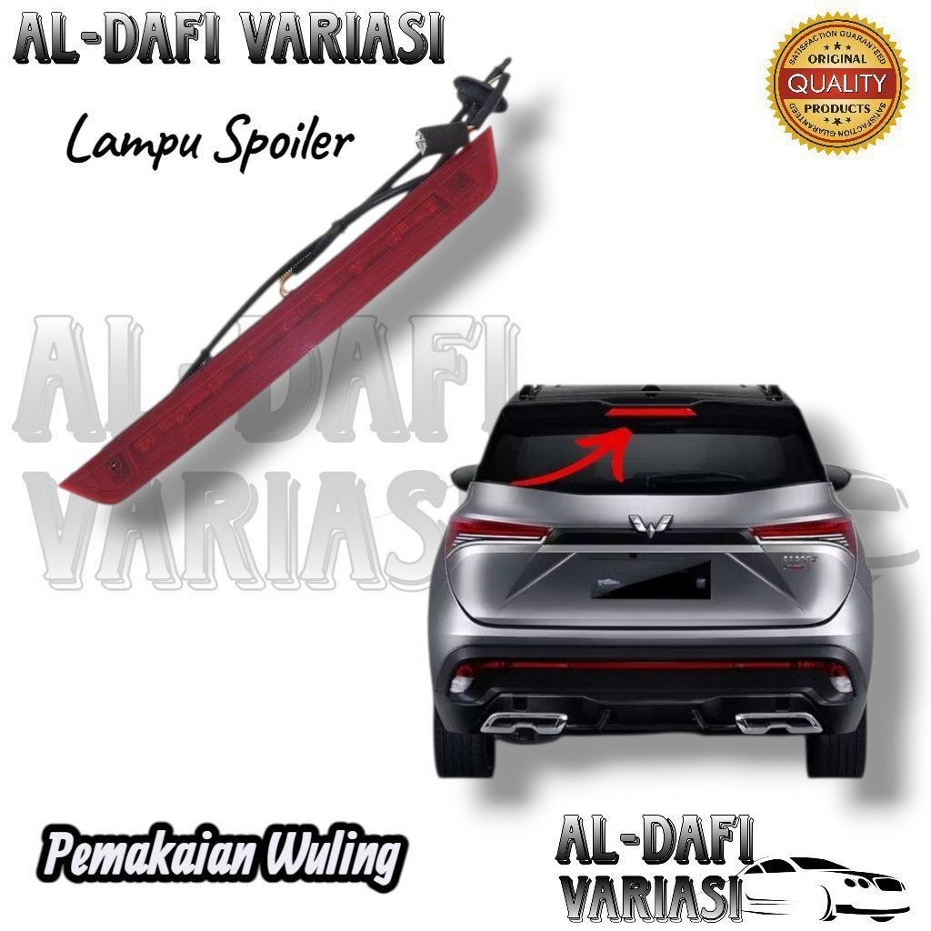 Lampu Spoiler Wuling Almaz Original Bagasi Belakang Wuling Almaz // Lampu Spoiler Led Wuling Almaz