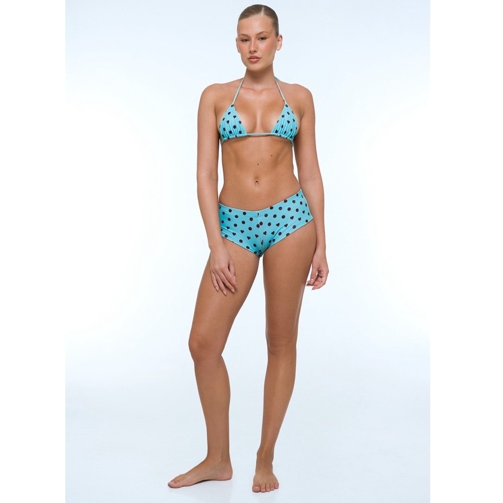 Aqua Polka Boyshort