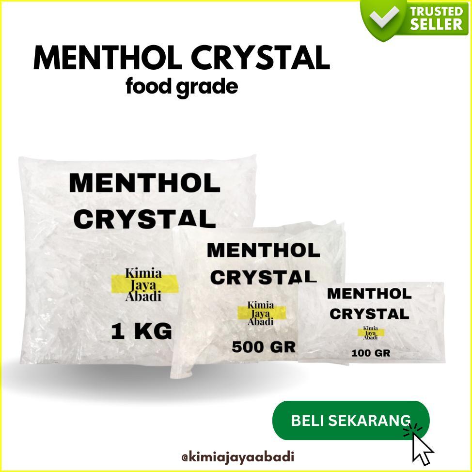 Menthol Crystal Food Grade 100 Gram / Mentol Kristal / Menthol Kristal