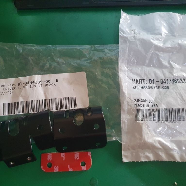 Breket Strobo Whelen ION Original - Dudukan Lampu Patwal Motor & Mobil Black