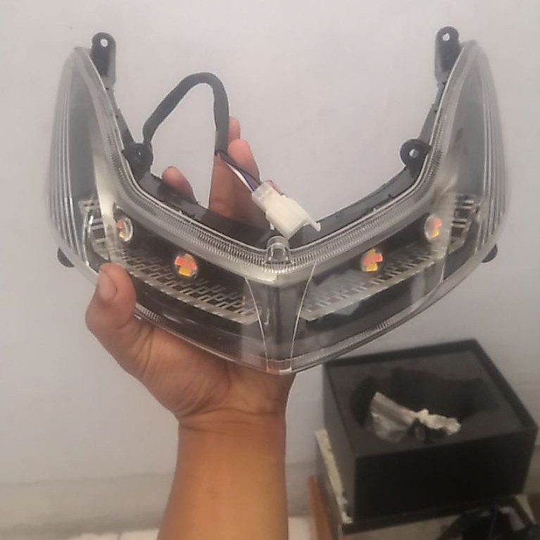 lampu sein depan Mio smile custom slimframe