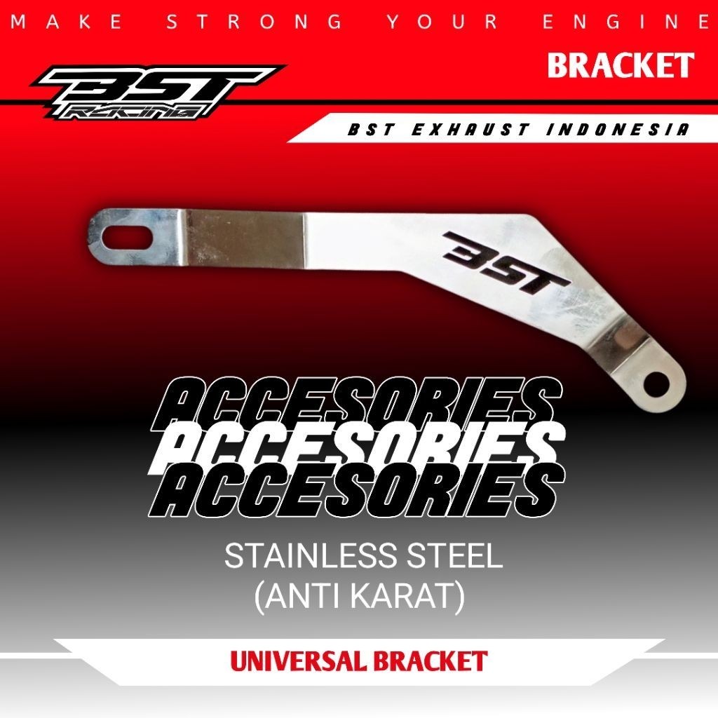 Knalpot BST - Bracket Knalpot Racing Stainless