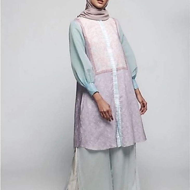 Buttonscarves Stella Tunic - Lilac (S)
