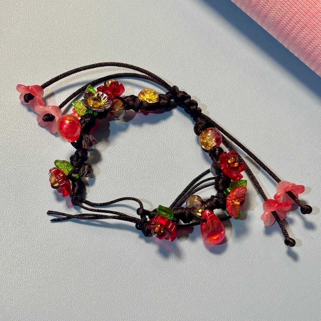 Gelang Tali Bahan Charm - Tali Gelang Pandora untuk Emas