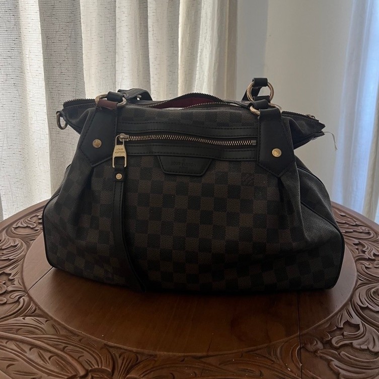Tas Louis Vuitton LV Damier Ebene Evora MM Preloved