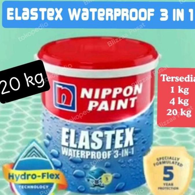 Elastex 20 kg Waterproof Elastex 3 in 1 Waterproofing Putih Abu Elastex Waterproofing Warna 20Kg Pai