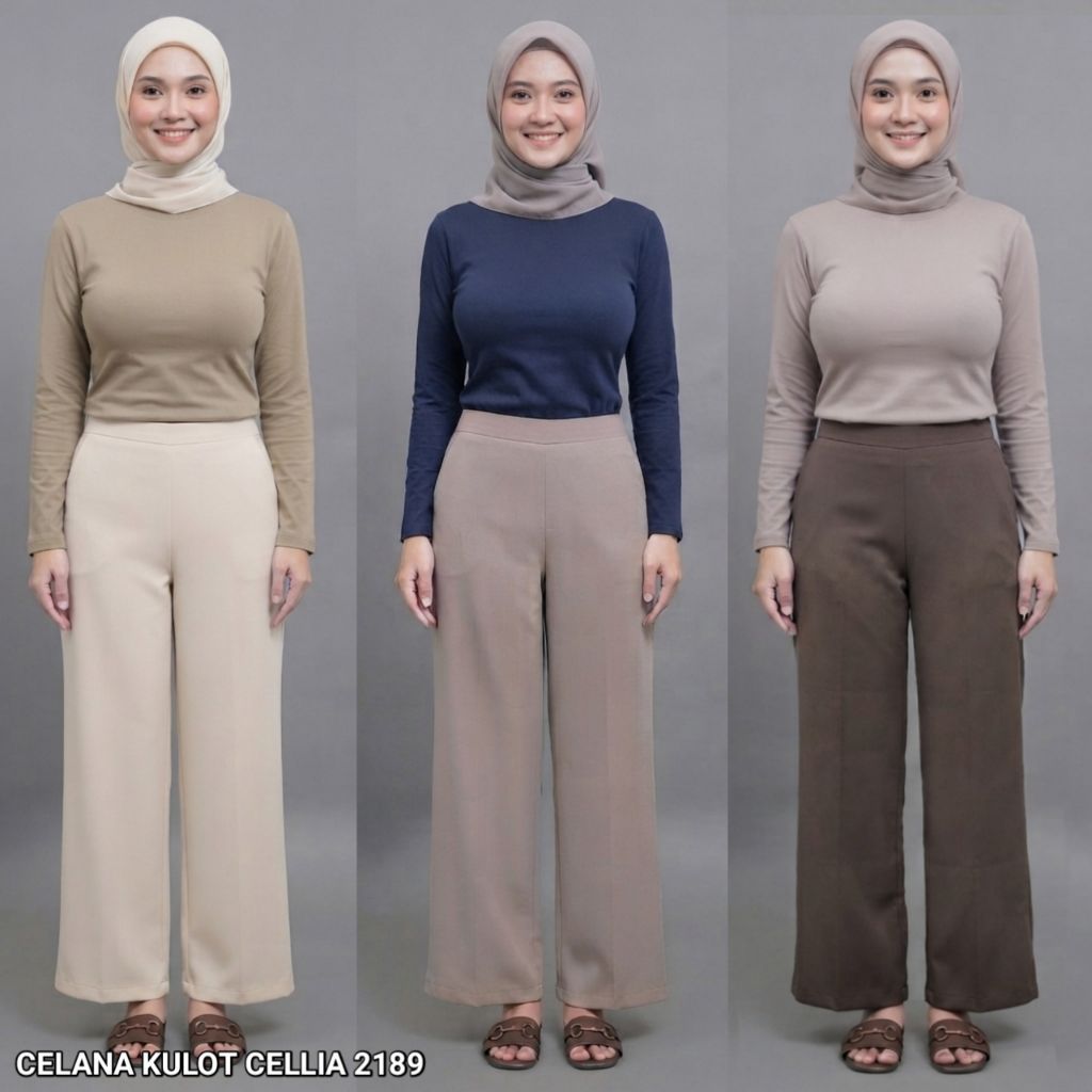 Celana Kulot Cellia 2189