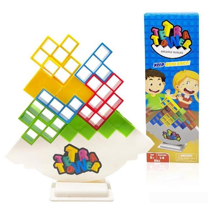 Mainan Fun Tetris Tower / Tetra Balancing / Tetra Tower