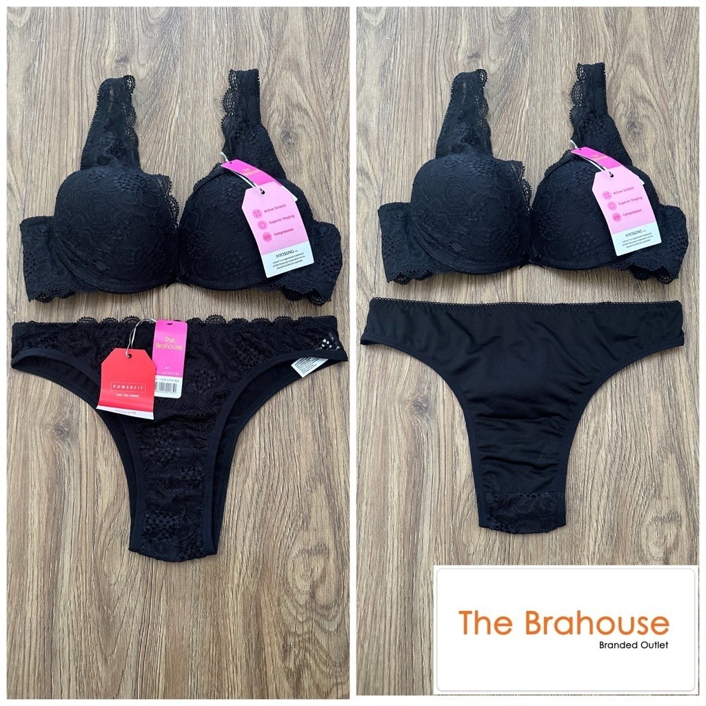 The brahouse bra one set panty B01-1632B push up berkawat
