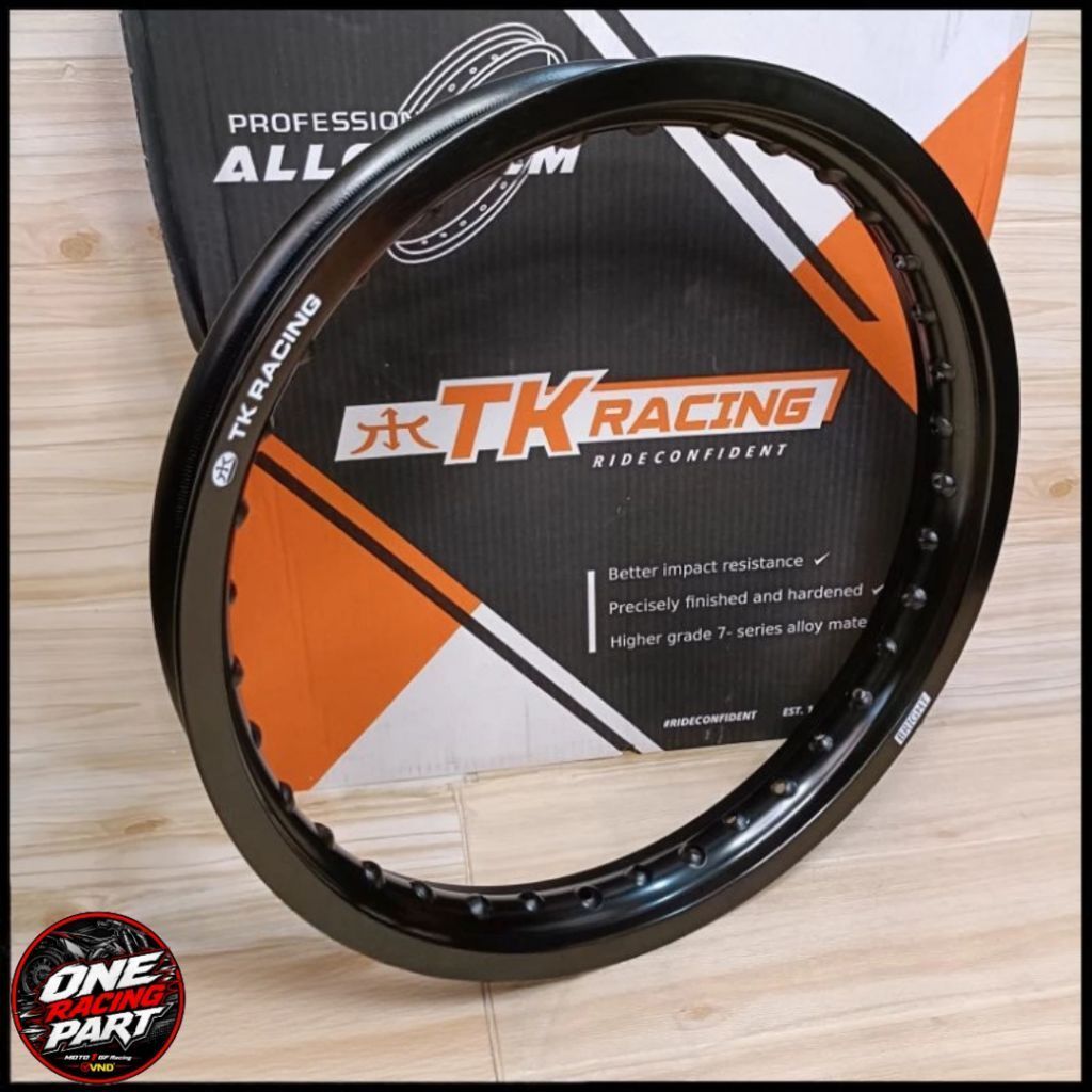 velg pelek TK racing ring 17 140 160 185 215 250 hole 36 warna hitam silver titanium Bronze gold