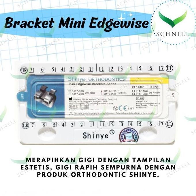 Bracket Behel Mini Edgewise (Shinye)