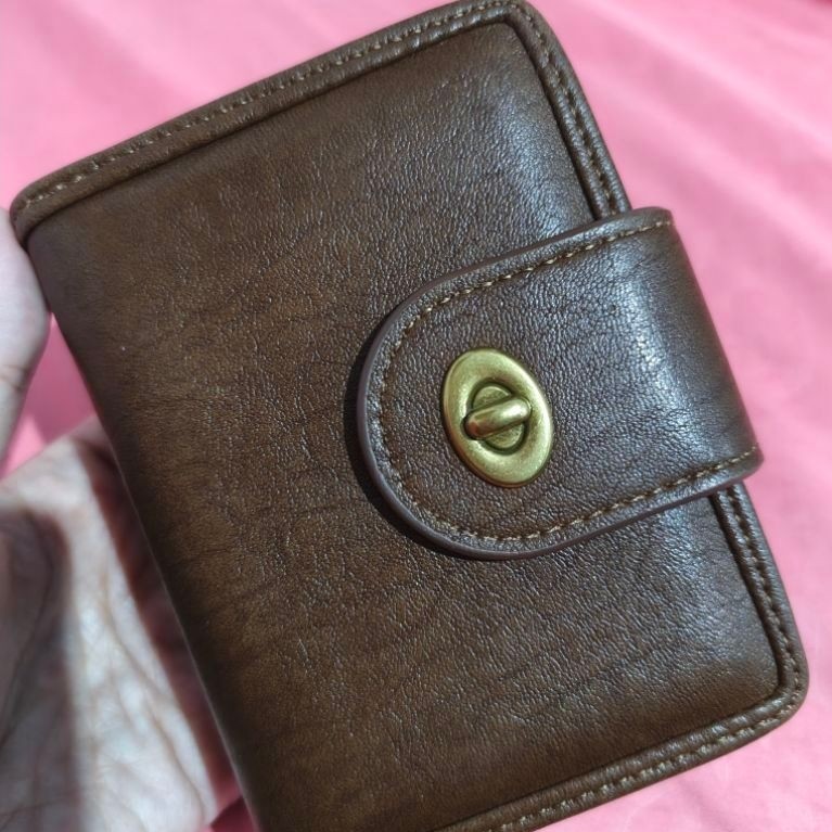 Dompet Wanita Yadas Lipat 2 tempat koin warna coffee