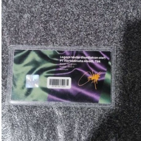 microgold Antam emas  0.1 gram