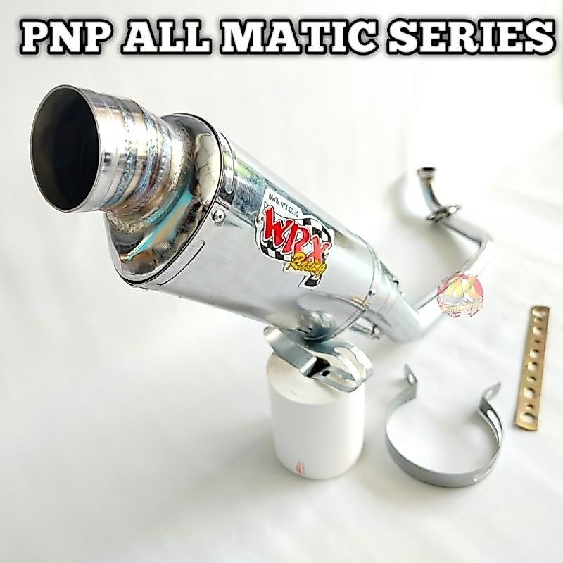 Knalpot Racing Oval WRX TRIOVAL Untuk Motor Matik Beat Scoopy Vario Mio sporty Mio J Mio GT Vario 15