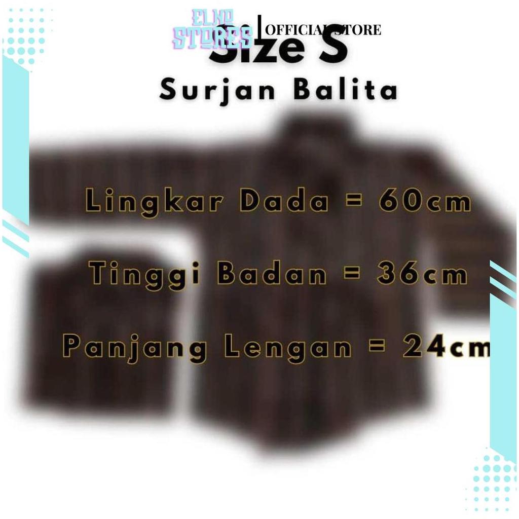 Baju Surjan Kutubaru Kebaya Lurik Balita EC Promo
