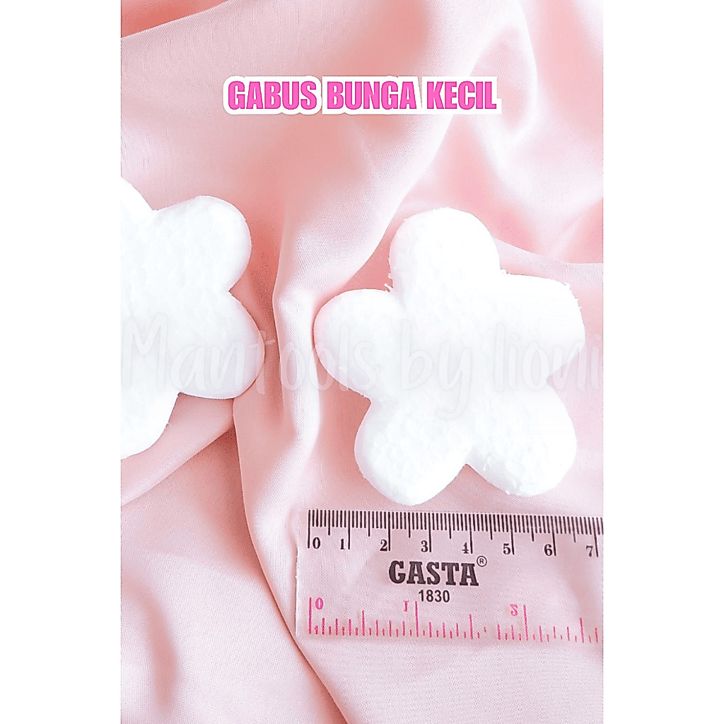 GABUS KUE BENTUK BUNGA KECIL DUMMY STYROFOAM GABUS UNTUK DEKORASI KUE CAKE