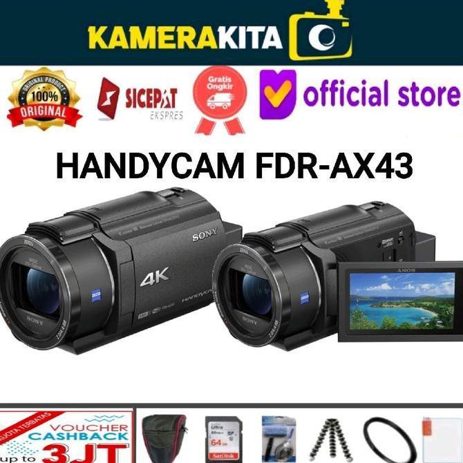 SONY FDR-AX43 UHD 4K HANDYCAM CAMCORDER / HANDYCAM SONY AX43