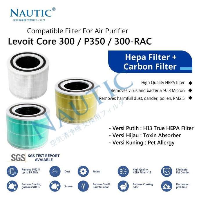 DB187 - Hepa filter Air Purifier levoit Core 300 300s 300-Rac Core P350
