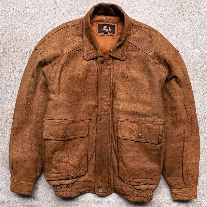 Vintage Flight Leather Jacket