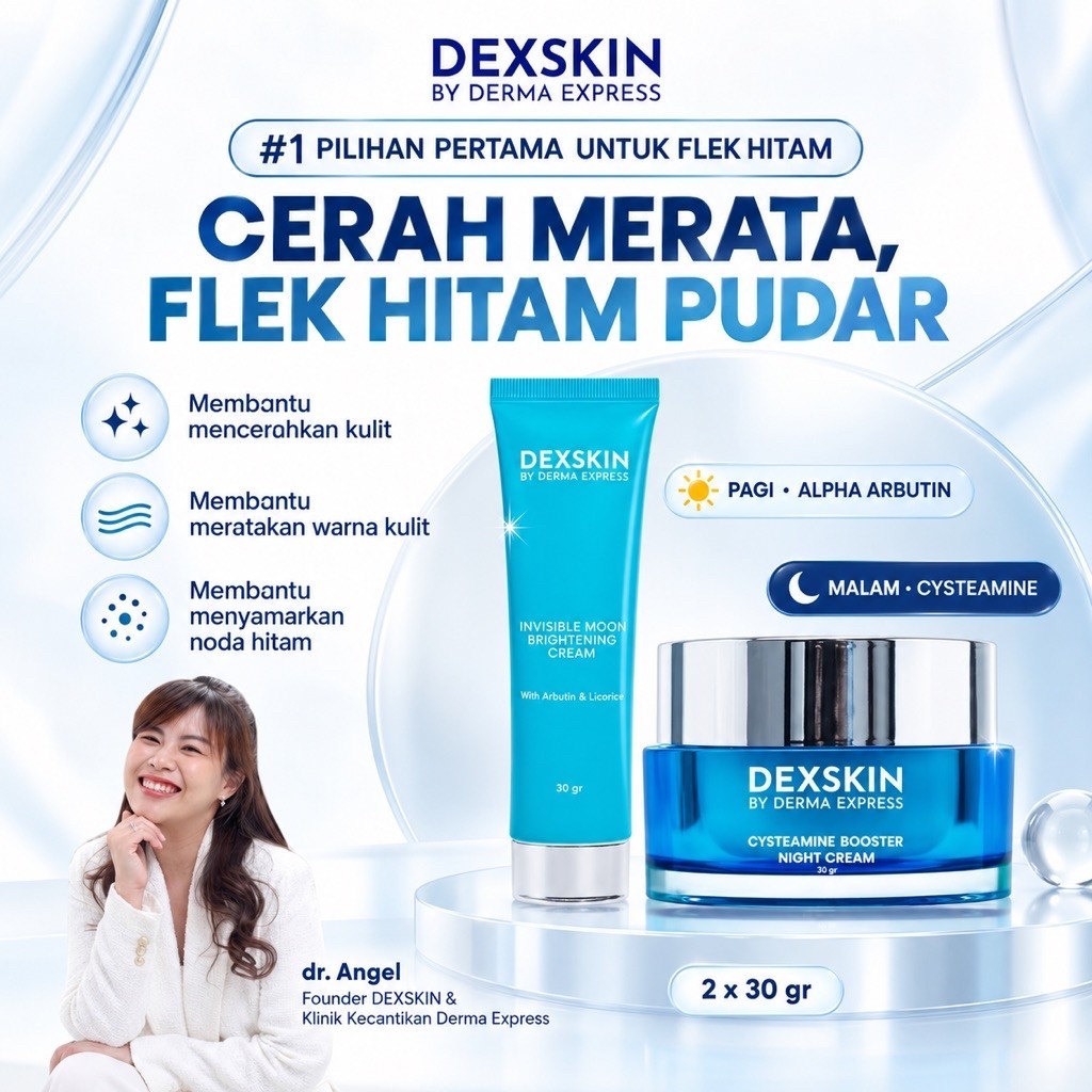 Bundling Invisible Moon + Cysteamine Booster Night Cream