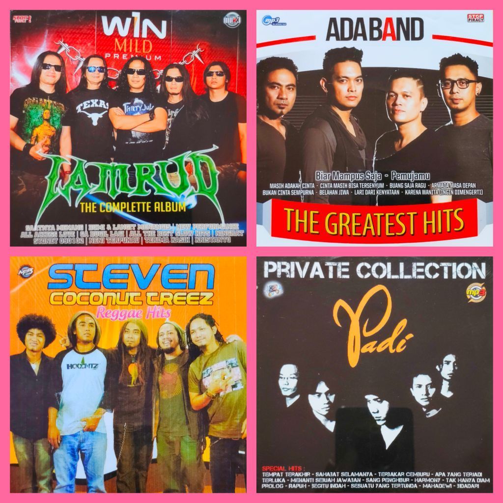 Kaset MP3 Lagu Pop JAMRUD - ADA BAND - PADI - STEVEN COCONUTTREEZ Album Pilihan