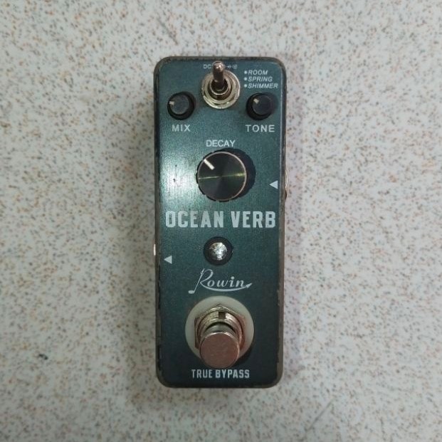 PEDAL EFEK GITAR ROWIN OCEAN VERB DIGITAL REVERB SHIMMER SHIMVERB SHIM VERB  Efek Gitar Stompbox Dig