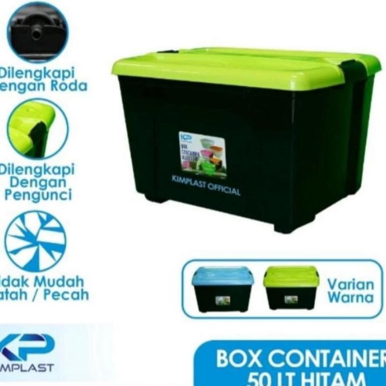Box Container 50 Liter Hitam
