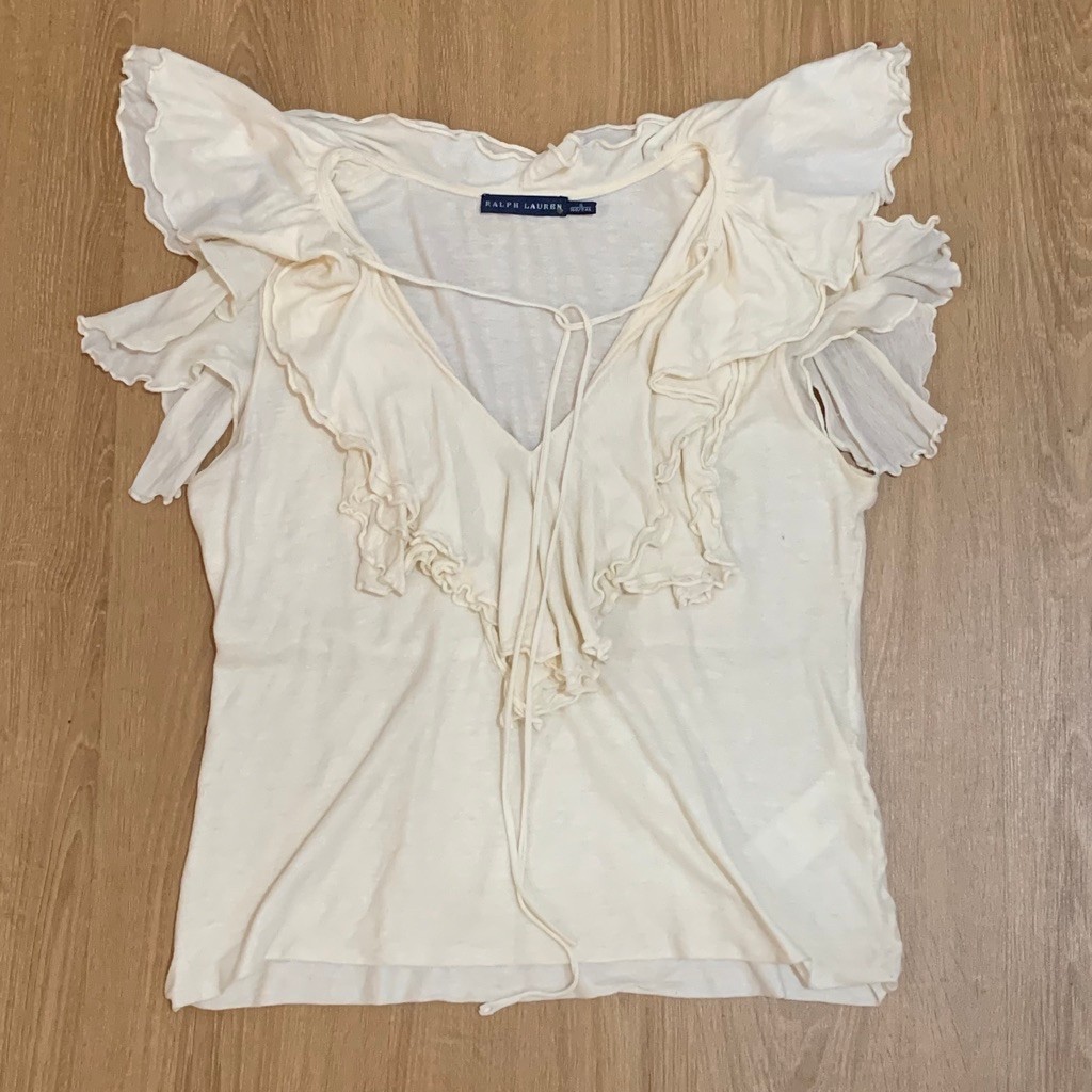 vintage ralph lauren victorian blouse