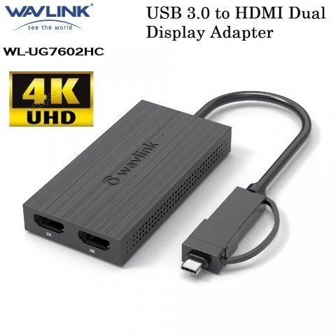 WAVLINK USB to HD 4K USB C to HDMI Display Adapter USB3.0