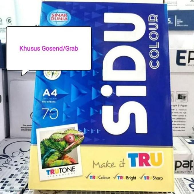 Kertas A4 70 Gram Sidu Warna