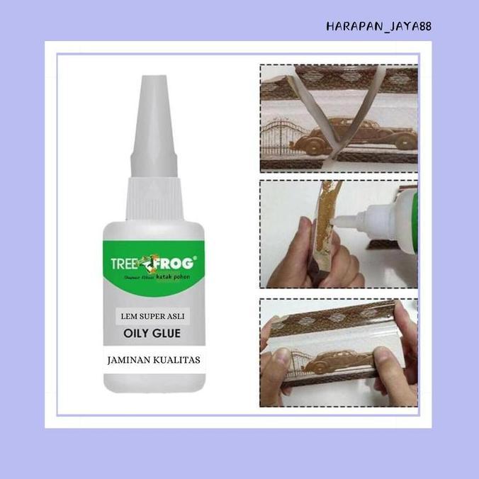 TREE FROG Lem Setan Super Glue Serbaguna kuat Cairan Perekat lem  gitar