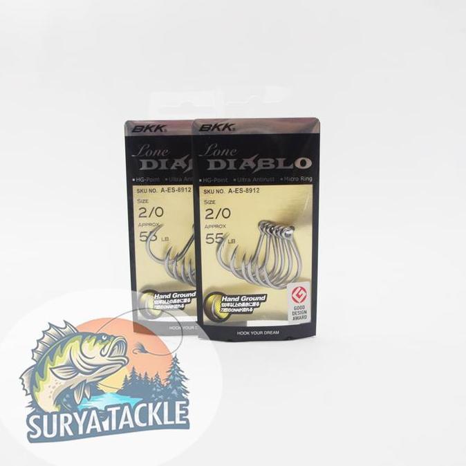 (Masterpiece) BKK Lone Diablo 89 Hook Sz. 2/0 55lb