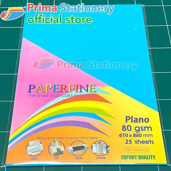 Kertas Hvs Warna Paperfine Plano Warna Tua