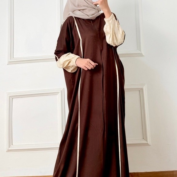 Kaftan Amira by Azzamy | Kaftan twill | Kaftan terbaru | Gamis Adem | Gamis Seragaman