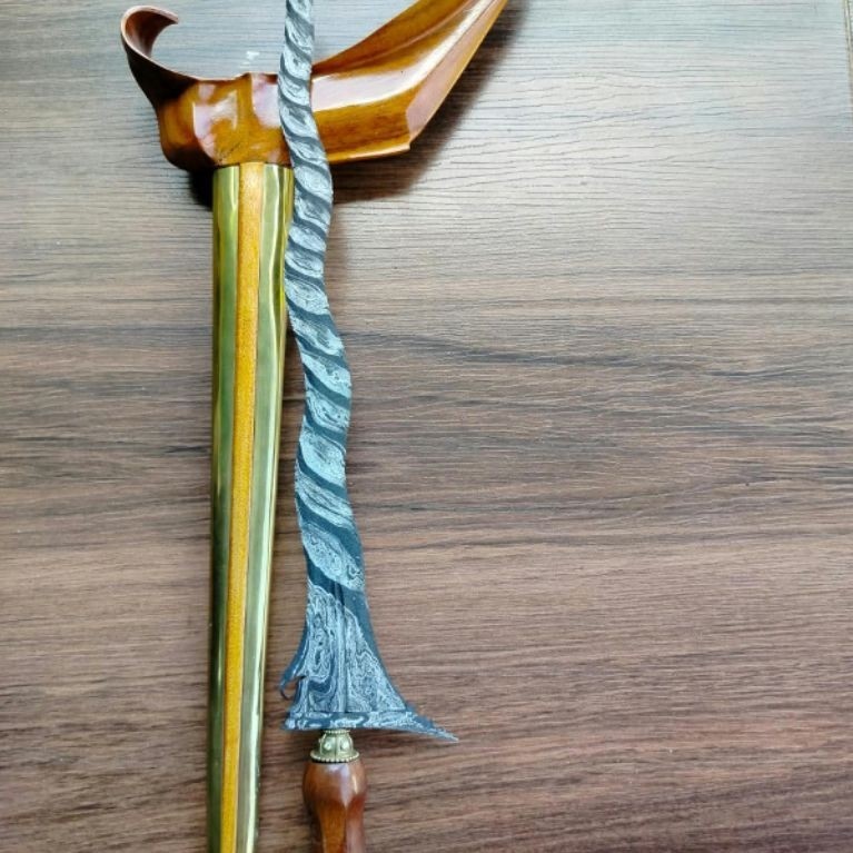 keris pamor ubet / buntel mayit asli tua peninggalan orang tua