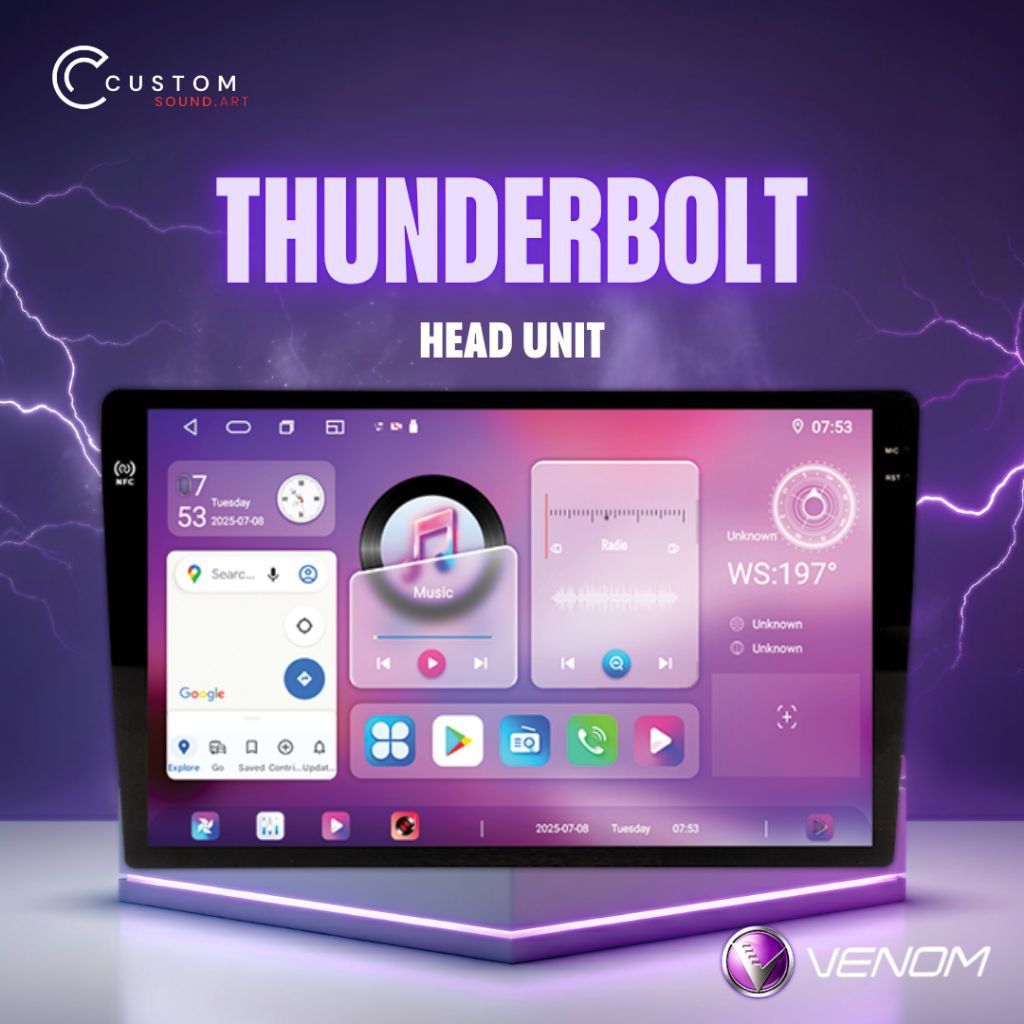 VENOM THUNDERBOLT HEADUNIT 4/64, Android os 12