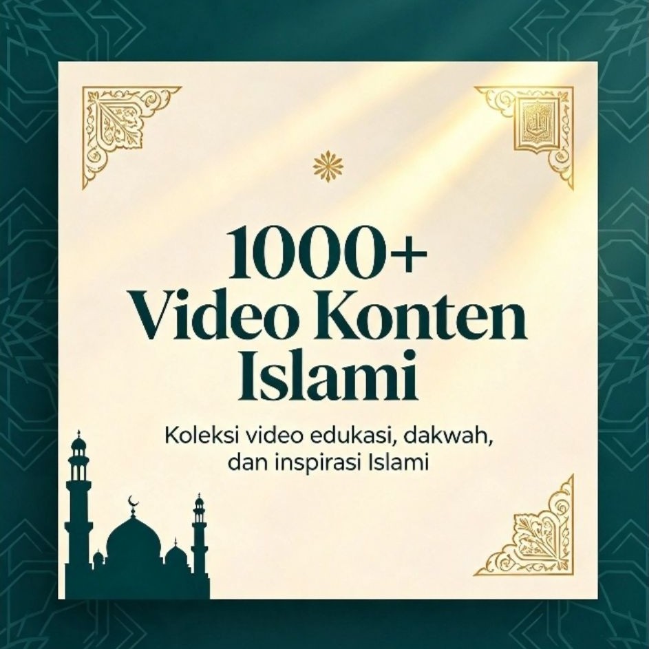 1000+ video konten islami