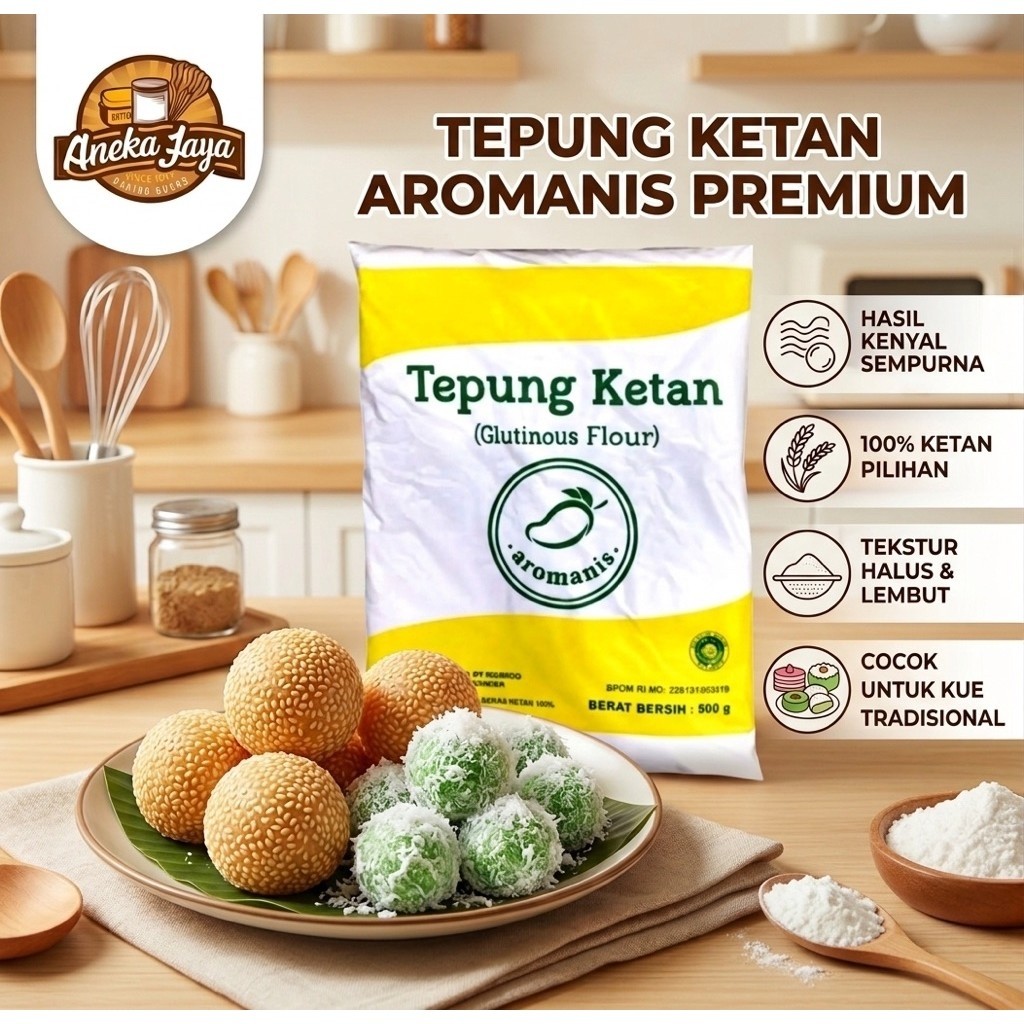 TEPUNG KETAN AROMANIS 500 G